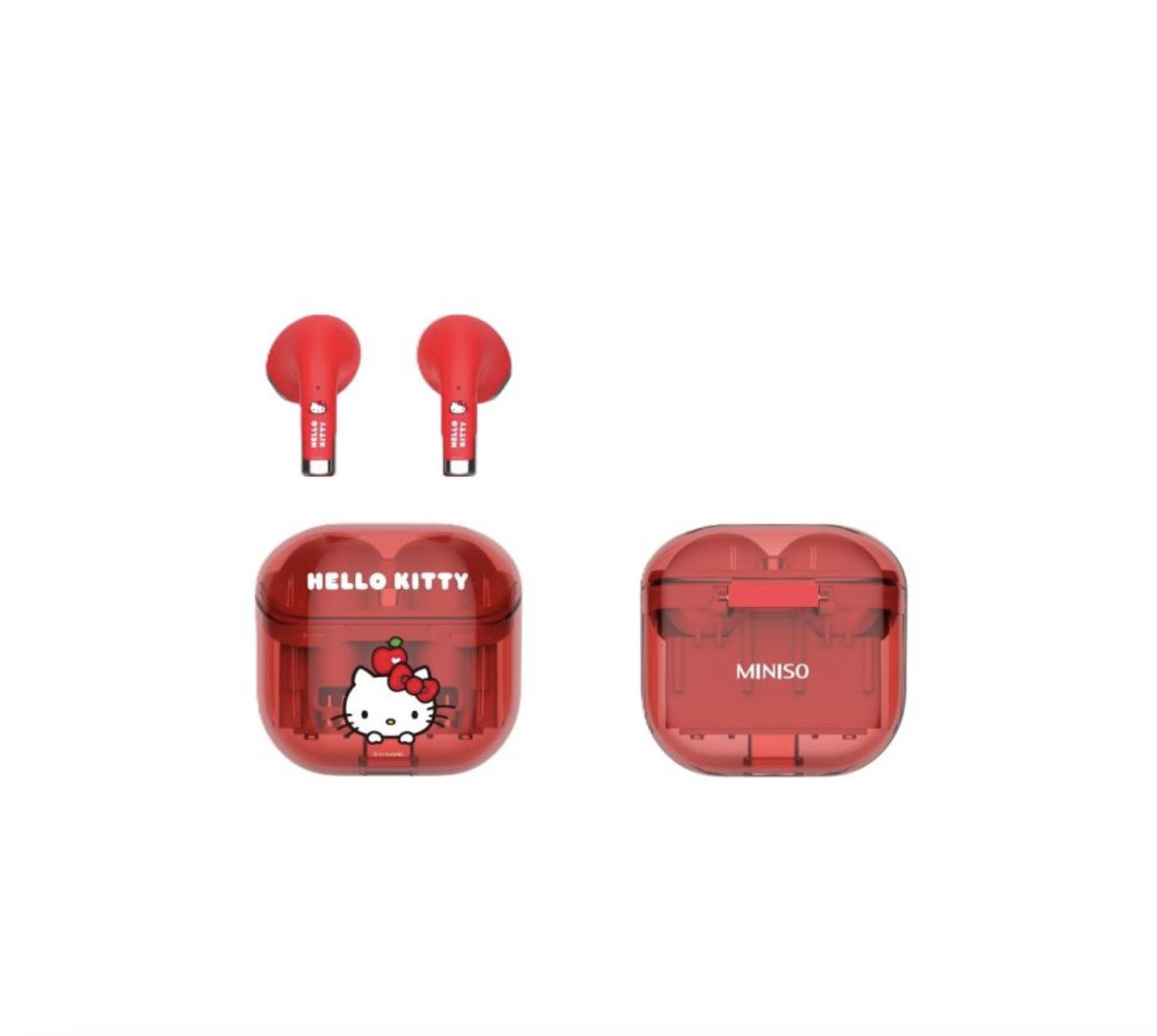 Sanrio Hello Kitty Apple Collection TWS Earphones Red